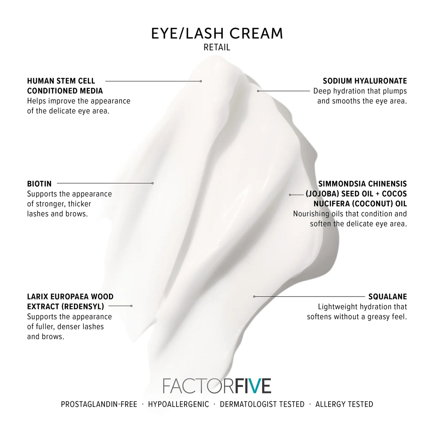 FactorFive Eye/Lash Cream