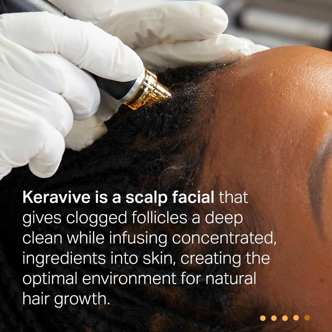 Hydrafacial Keravive Partial Scalp Facial (Package of 3)